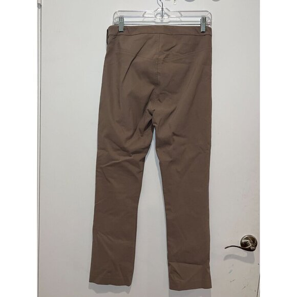 MM.Lafleur Womens High rise  Tan Straight-Leg Pants Size 10 - Picture 3 of 9